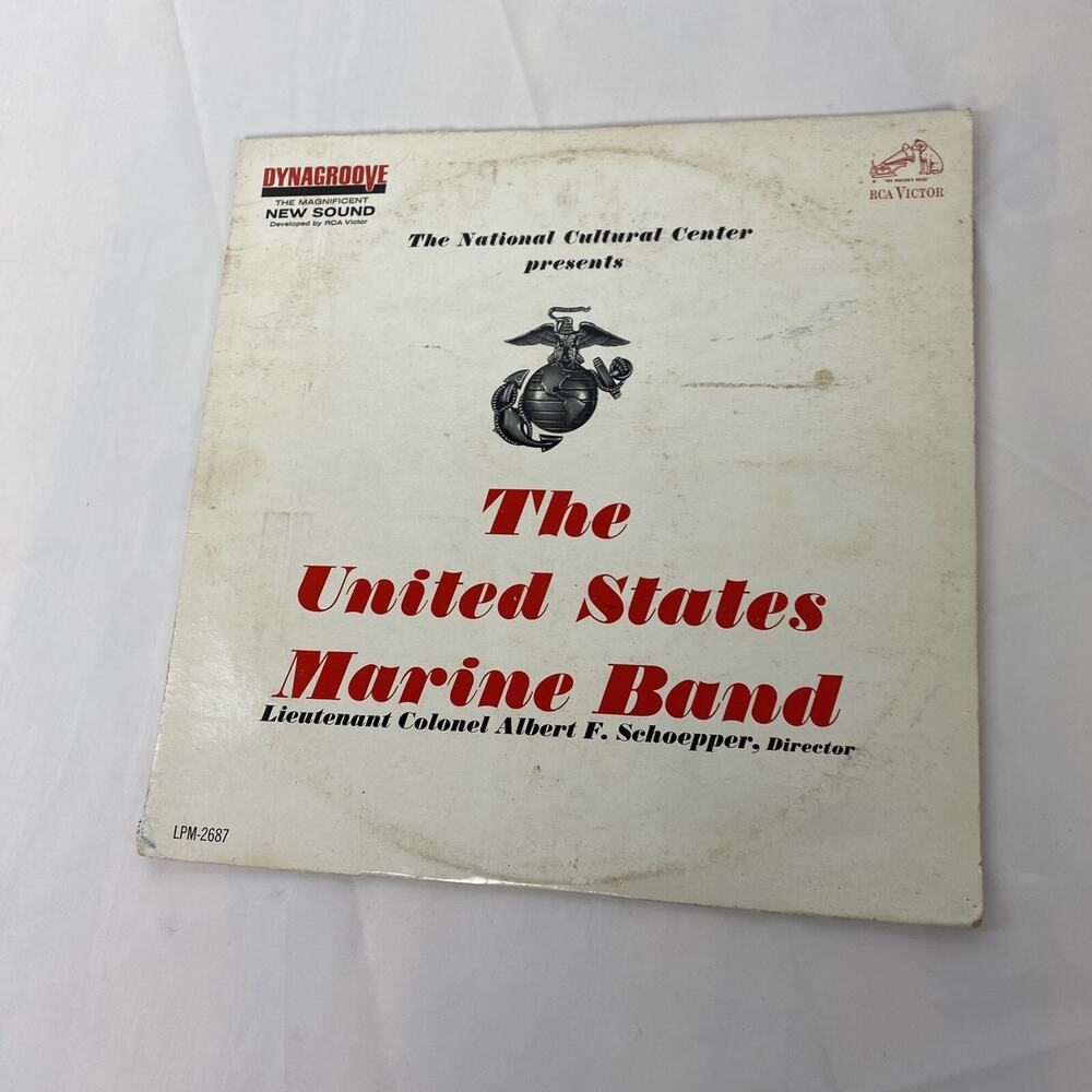 The National Cultural Center Presents The United States Marine Band LP 1963